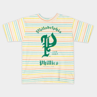 Vintage Phillies Baseball Kids T-Shirt