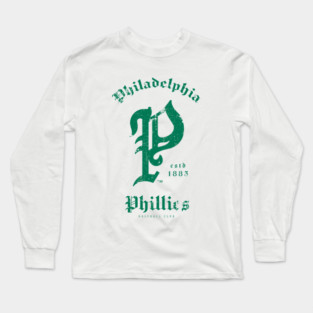 Vintage Phillies Baseball Long Sleeve T-Shirt