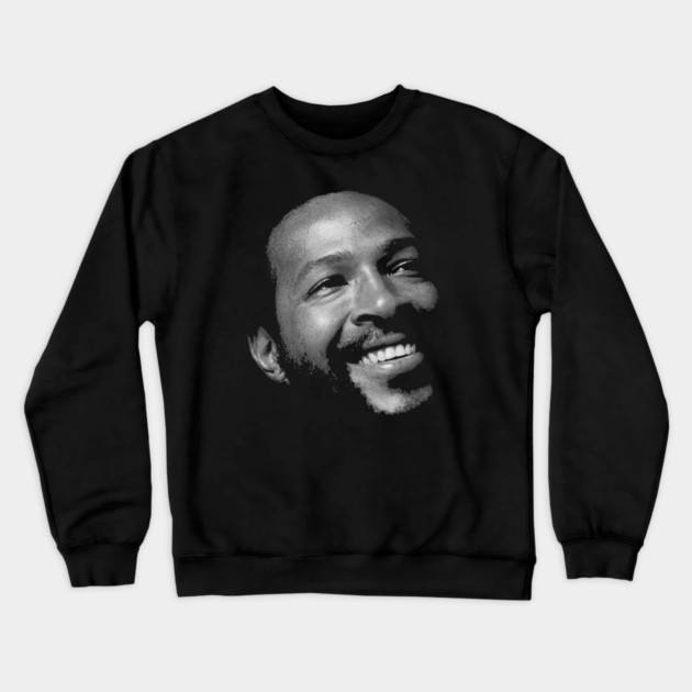 Marvin Gaye - Smiling Crewneck Sweatshirt by UrbanLifeApparel