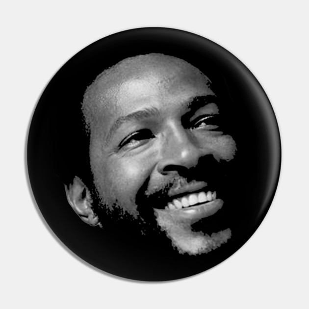 Marvin Gaye - Smiling Pin by UrbanLifeApparel