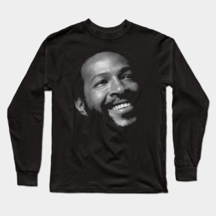Marvin Gaye - Smiling Long Sleeve T-Shirt