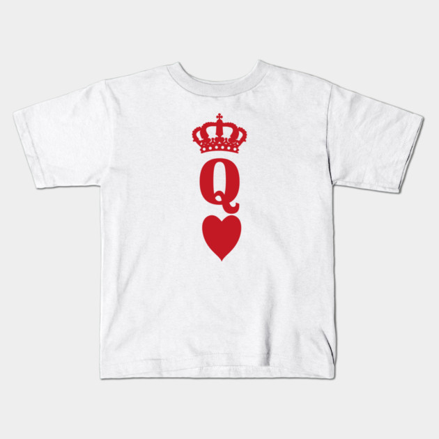 Queen of Hearts Kids T-Shirt by UrbanLifeApparel