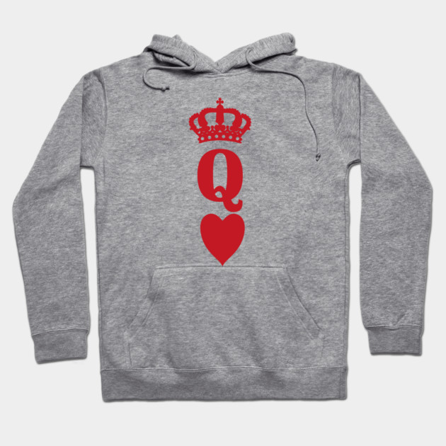 Queen of Hearts Hoodie by UrbanLifeApparel