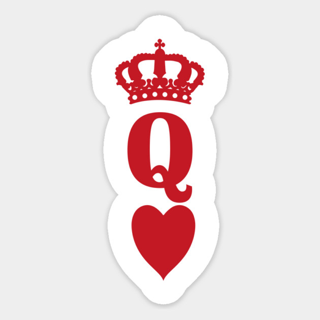 Queen of Hearts Magnet by UrbanLifeApparel