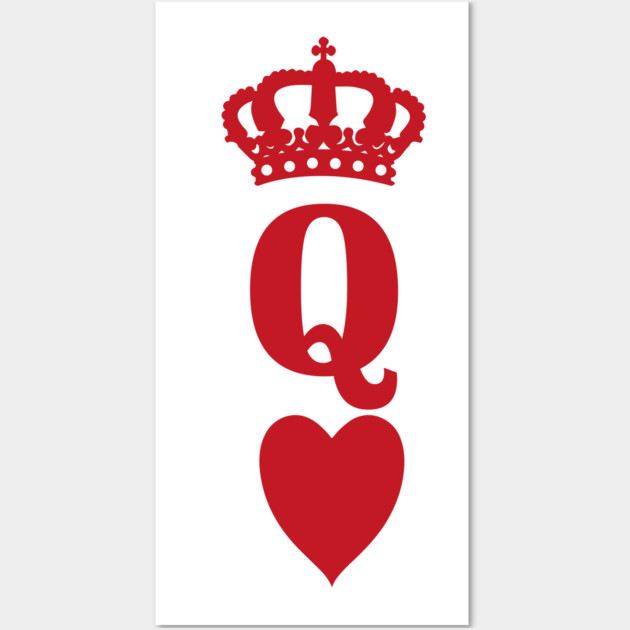 Queen of Hearts Wall Art by UrbanLifeApparel