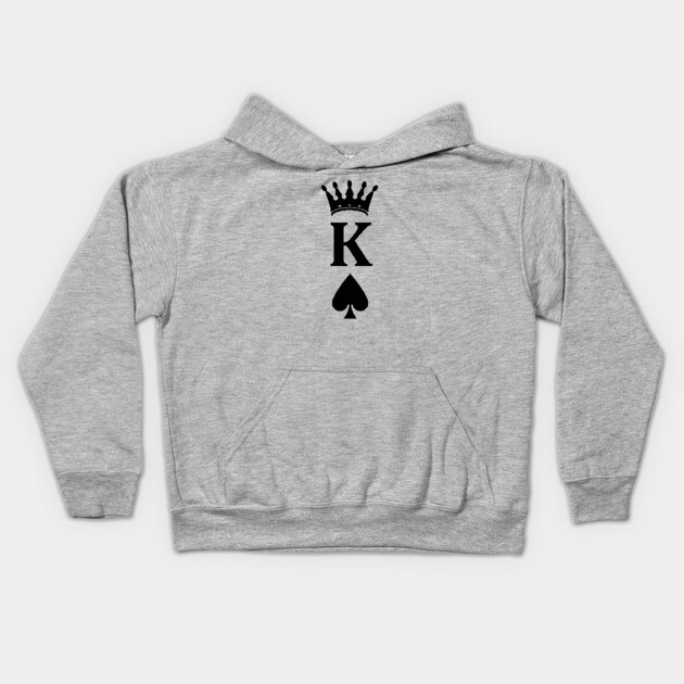 King of Hearts Kids Hoodie by UrbanLifeApparel