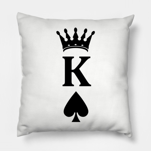 King of Hearts Pillow by UrbanLifeApparel