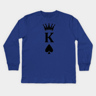King of Hearts Kids Long Sleeve T-Shirt
