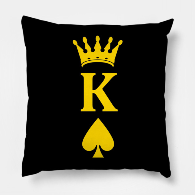 King of Spades Pillow by UrbanLifeApparel