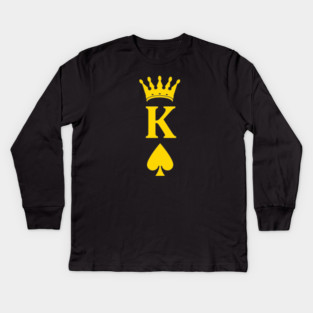 King of Spades Kids Long Sleeve T-Shirt