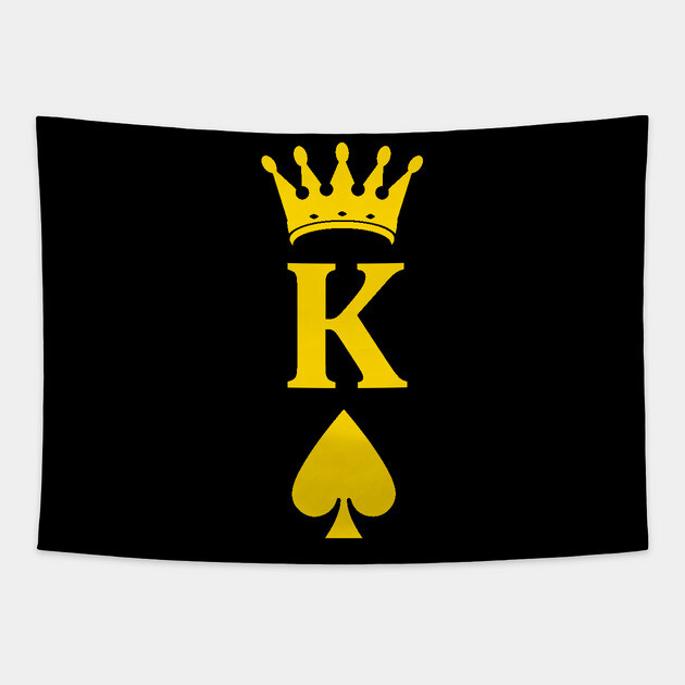 King of Spades Tapestry by UrbanLifeApparel