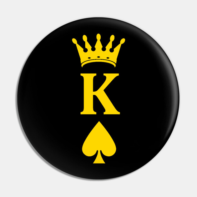 King of Spades Pin by UrbanLifeApparel