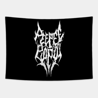 Peepee Poopoo Metal Band Tee (White) Tapestry