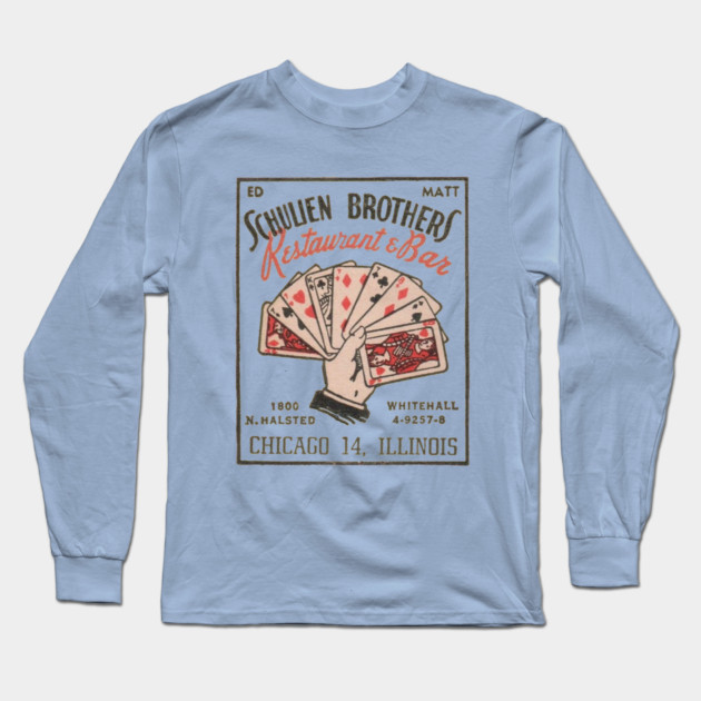 Schulien's Restaurant Chicago Long Sleeve T-Shirt by cheese_merchant