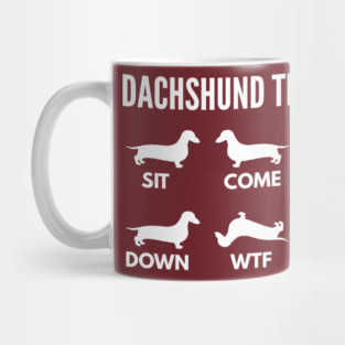 Dachshund Training Dachshund Dog Tricks Mug