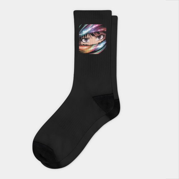 Anime Eyes Socks by Pixel Threads 
