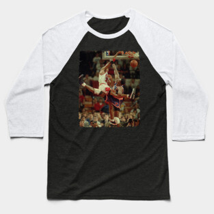 Scottie Pippen vs Patrick Ewing Baseball T-Shirt