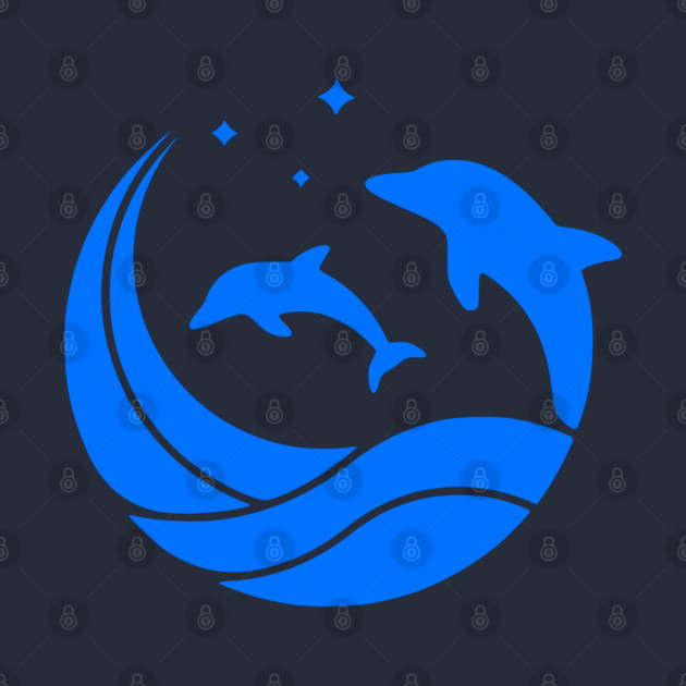 Dolphins Jumping Waves by HolidayBug