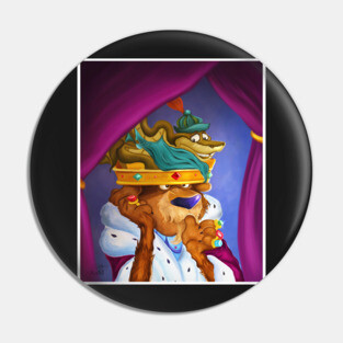 Prince John and Sir Hiss Pin