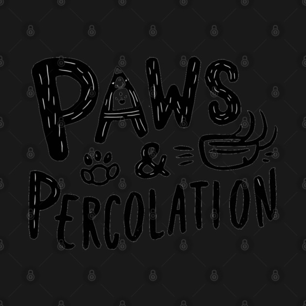Cats And Coffee "Paws & Percolation" by Pixel Threads 