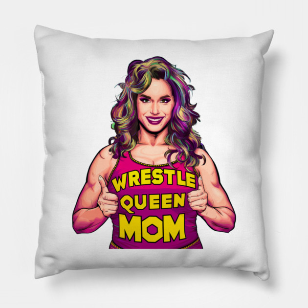 Wrestle Queen Mom Pillow by Pixel Threads 