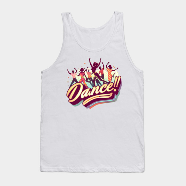 Dancing People Tank Top by Pixel Threads 