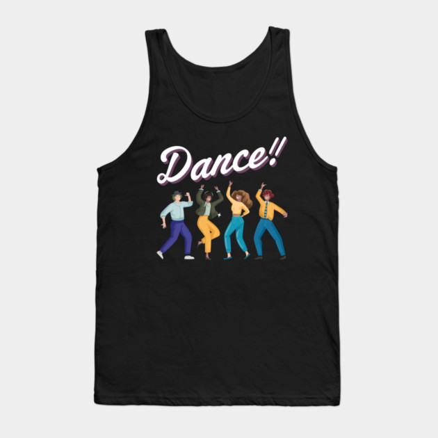 dancing people Tank Top by Pixel Threads 