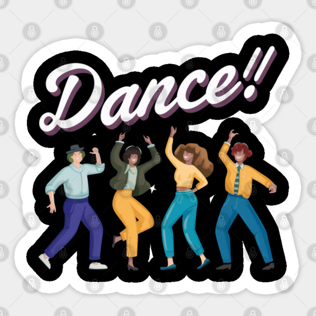 dancing people Sticker by Pixel Threads 