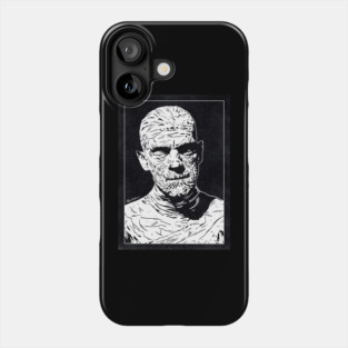 THE MUMMY (Black and White) Phone Case