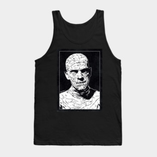 THE MUMMY (Black and White) Tank Top