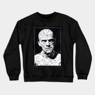 THE MUMMY (Black and White) Crewneck Sweatshirt