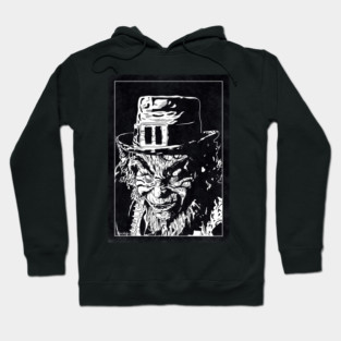 LEPRECHAUN (Black and White) Hoodie
