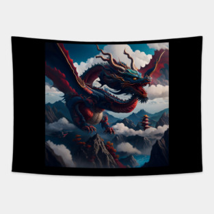 Unique Dragon Tapestry