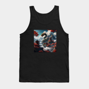 Dragon Design Tank Top