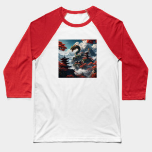 Dragon Design Baseball T-Shirt