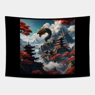 Dragon Design Tapestry
