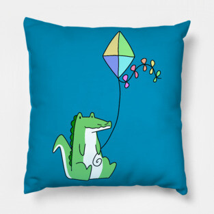 Kite Alligator Pillow