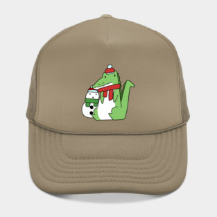 Alligator and Snowman Hat