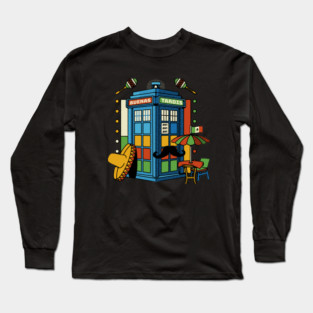 Buenas Tardis Travel Time by Tobe Fonseca Long Sleeve T-Shirt
