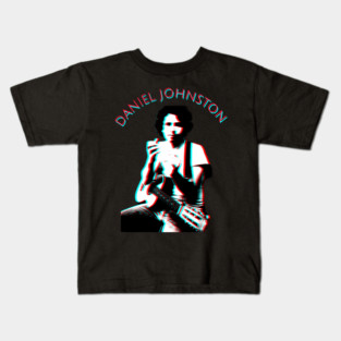 Daniel Johnston guitar Kids T-Shirt