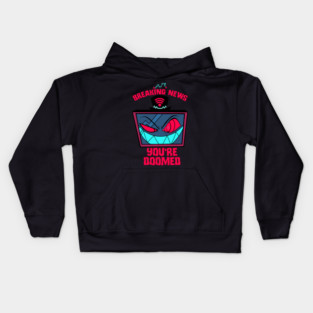 Sparking News - You're Doomed Kids Hoodie