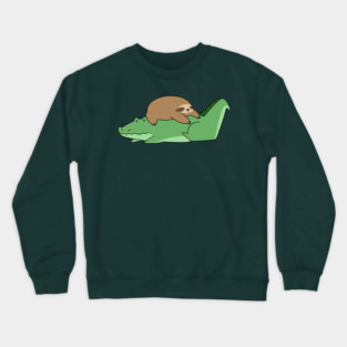 Sloth and Alligator Crewneck Sweatshirt