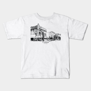 Casper - Wyoming Kids T-Shirt