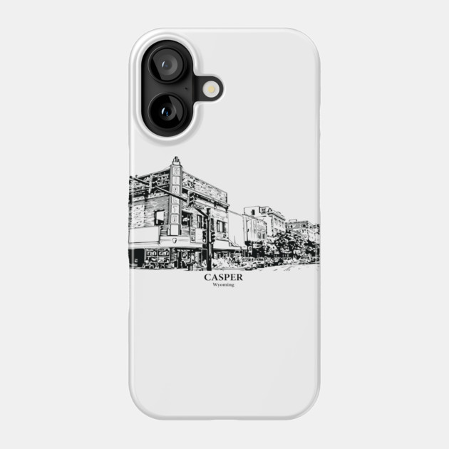 Casper - Wyoming Phone Case by Lakeric