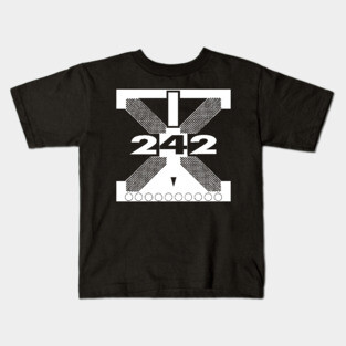 Front 242 †††  Logo Tribute Design Kids T-Shirt
