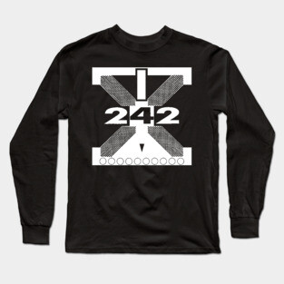 Front 242 †††  Logo Tribute Design Long Sleeve T-Shirt