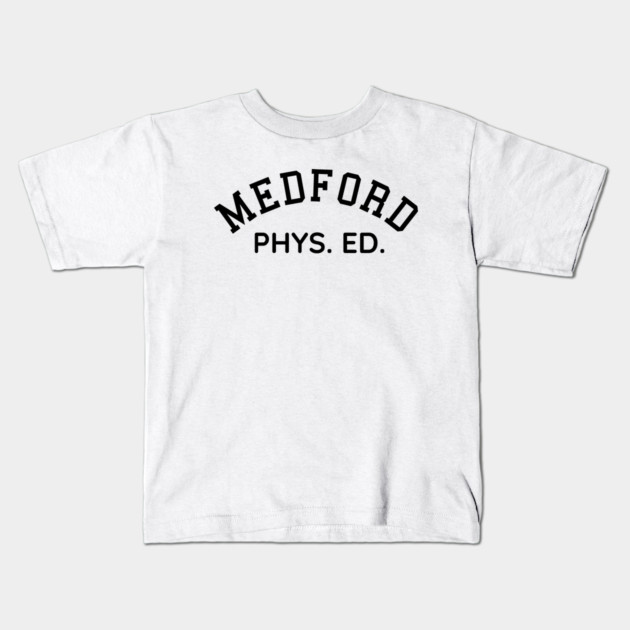Medford Texas Phys Ed Kids T-Shirt by Timeless Chaos
