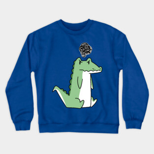 Grumpy Alligator Crewneck Sweatshirt