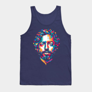 Aesop Rock in Abstract Tank Top