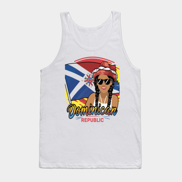 Dominican Republic Tank Top by Pixel Threads 